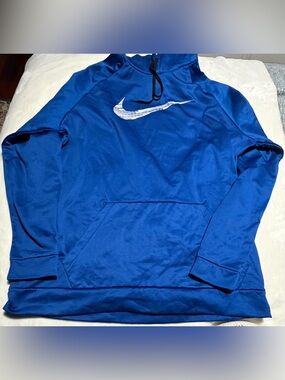 Nike Royal Blue Hoodie with White Tag